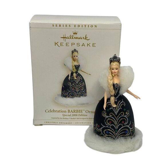 2006 Celebration BARBIE Hallmark Ornament 7th  in Series - Picture 1 of 6